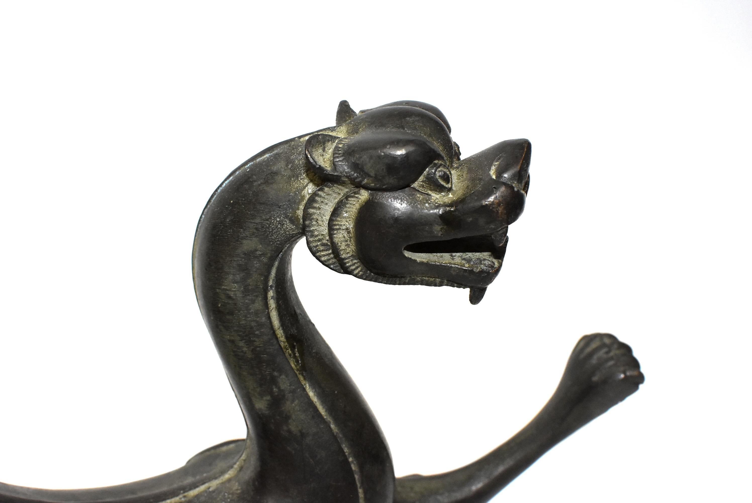 Antique Han Style Bronze Dragon 9