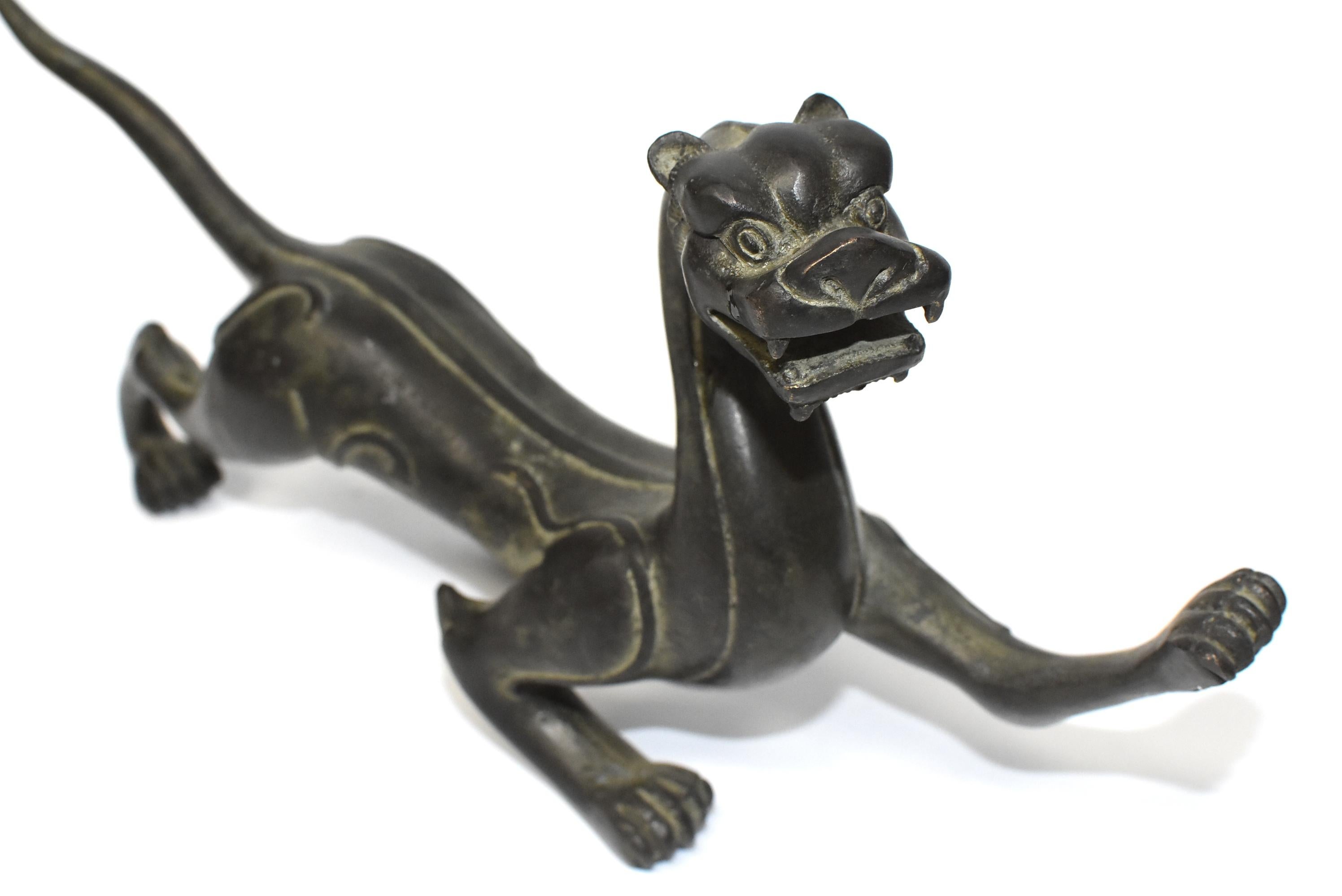 Antique Han Style Bronze Dragon 13