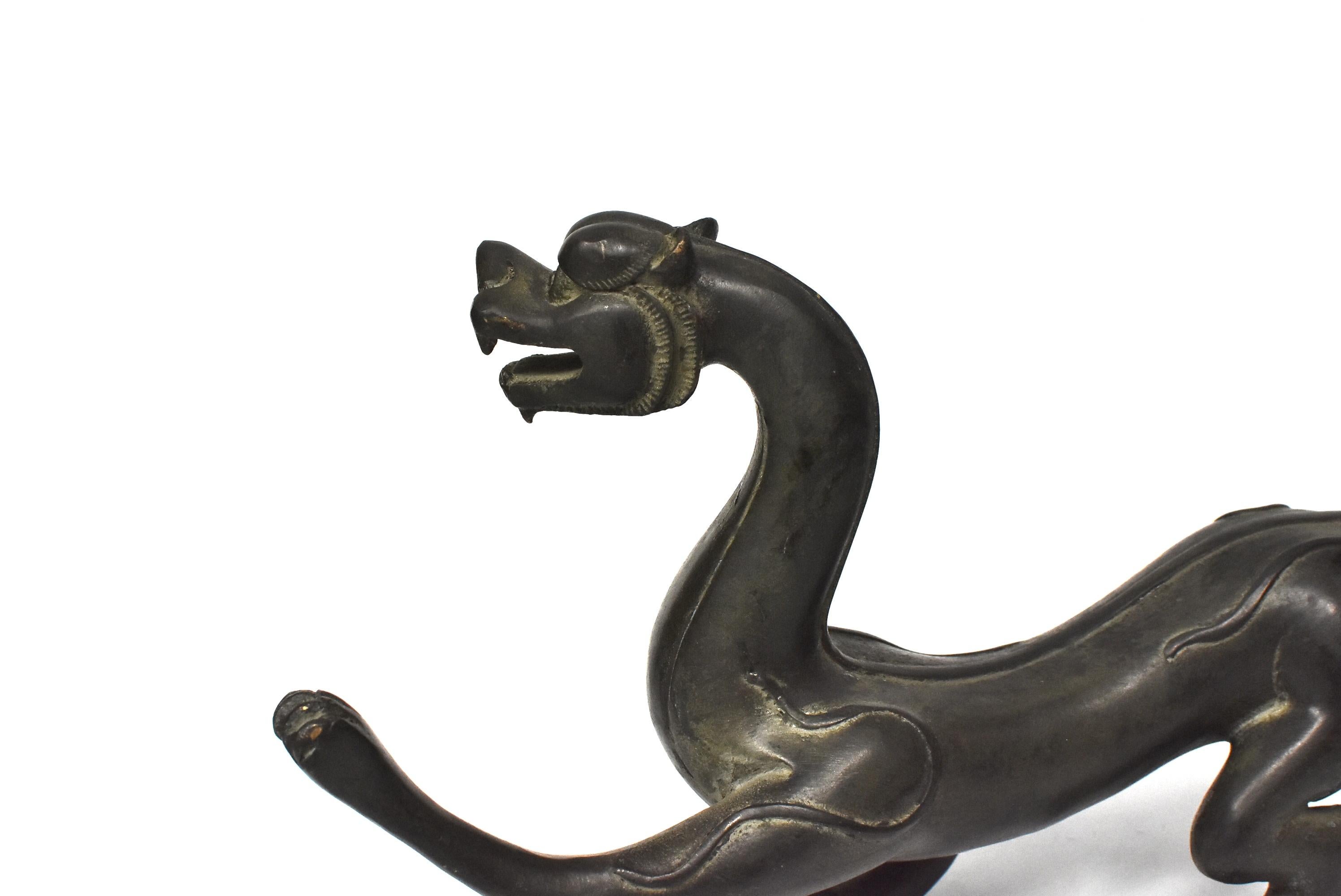 Antique Han Style Bronze Dragon 2