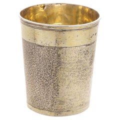 Used Hanau 800. silver gilt beaker