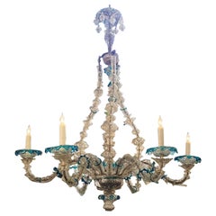 Antique Hand-Blown Venetian Chandelier