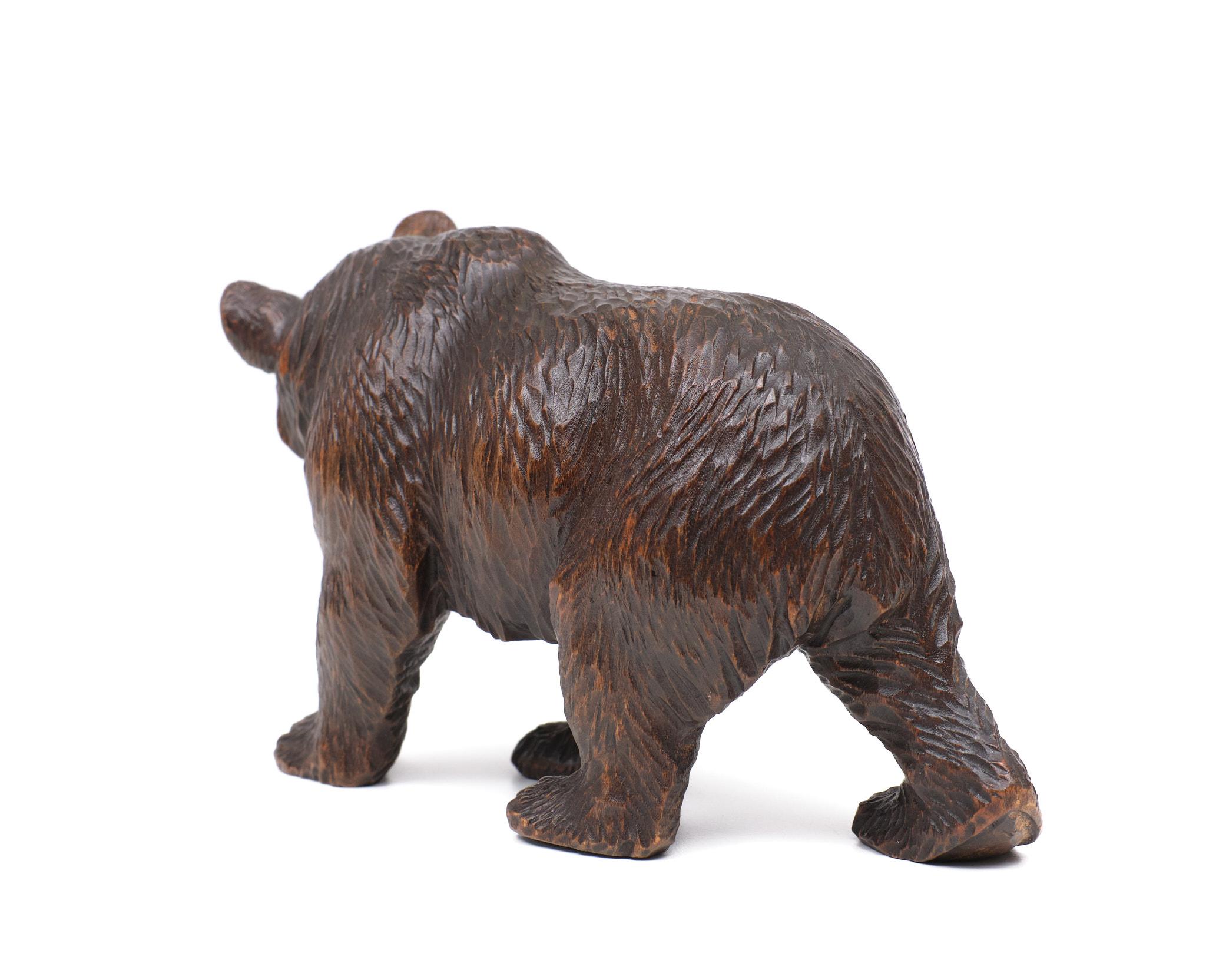 Antique Hand Carved Black Forest Bear 1920s Germany In Good Condition For Sale In Den Haag, NL
