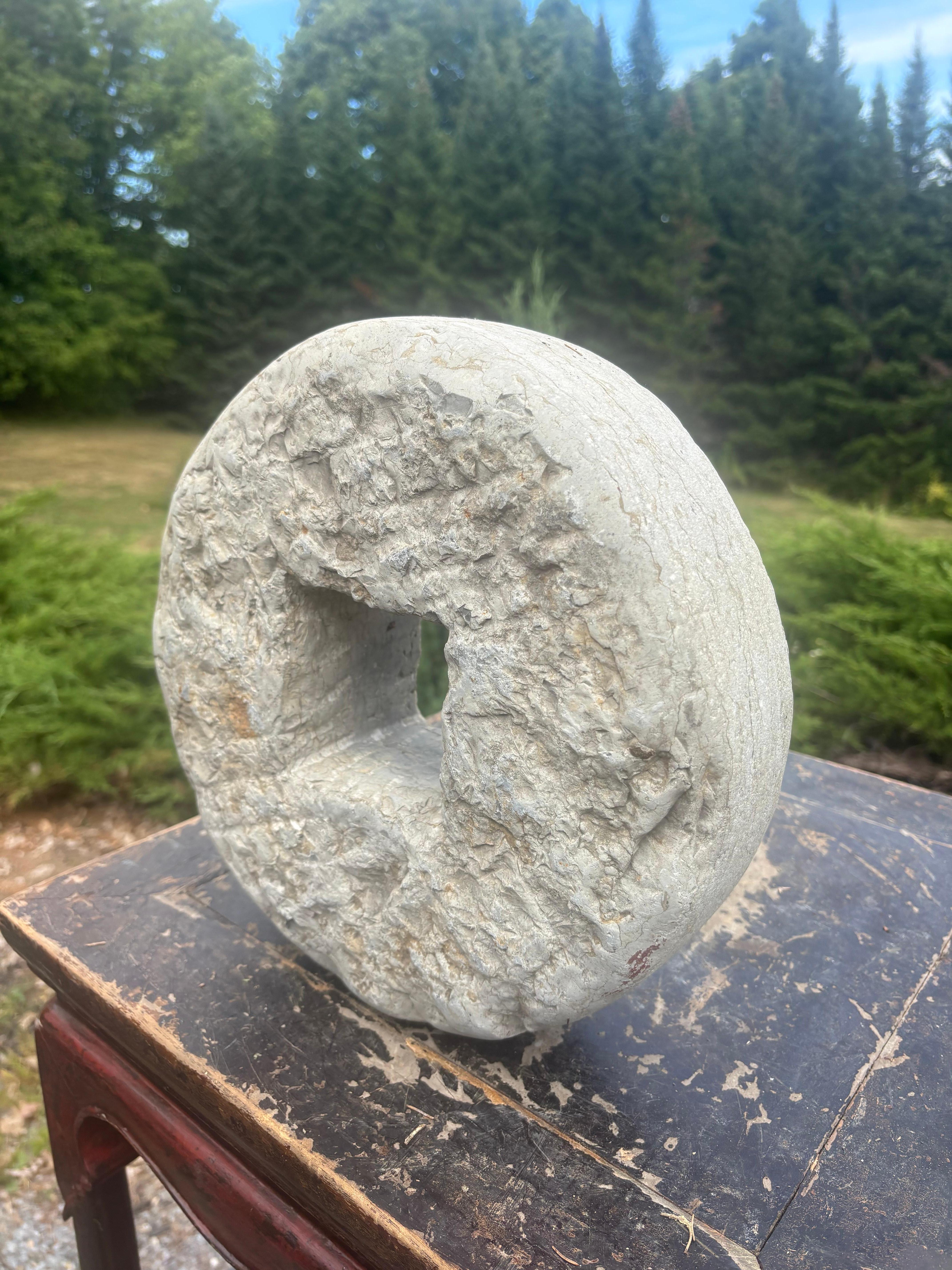 Moneda antigua tallada a mano Jardín de piedra, siglo XIX Chino en venta