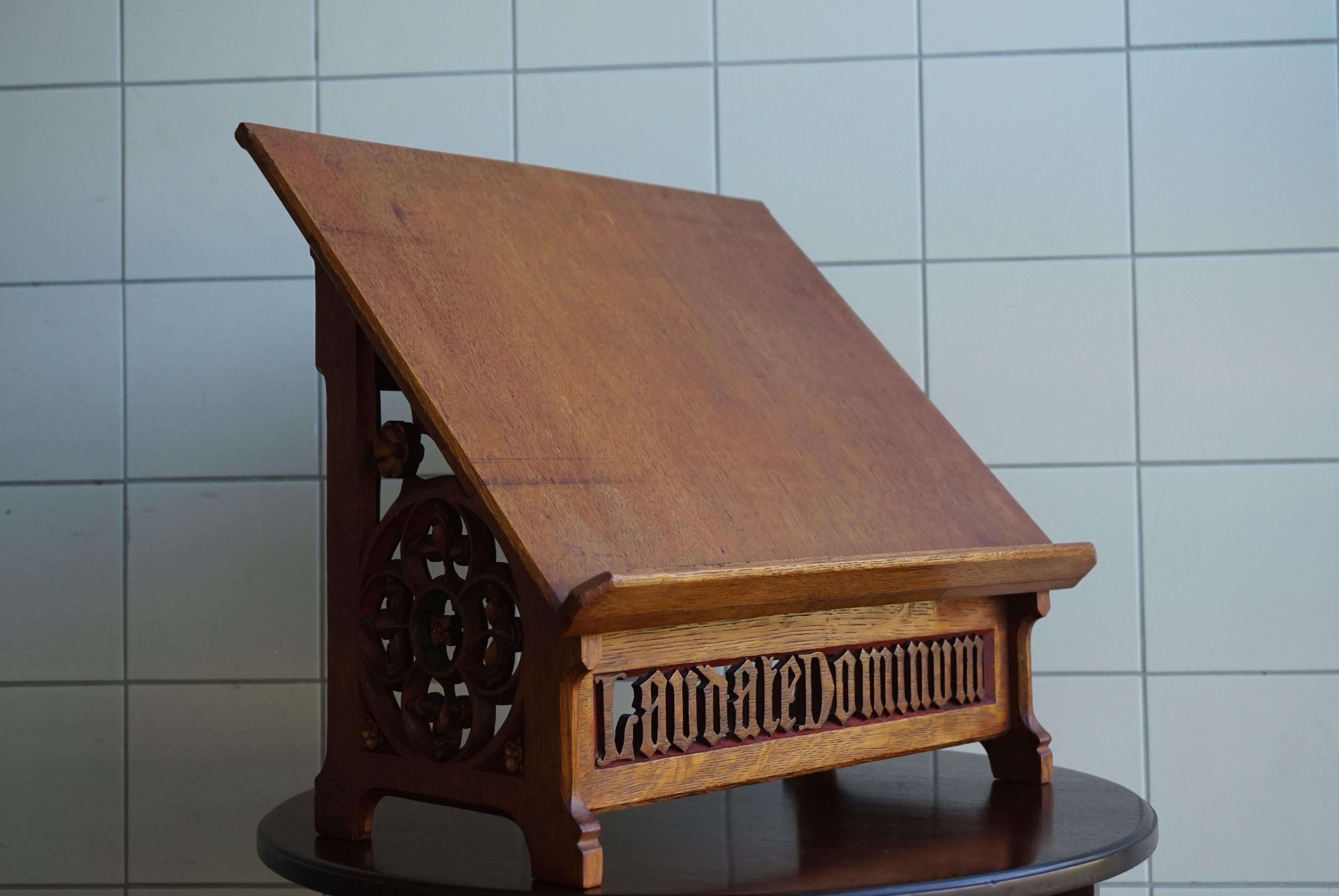 antique bible stand