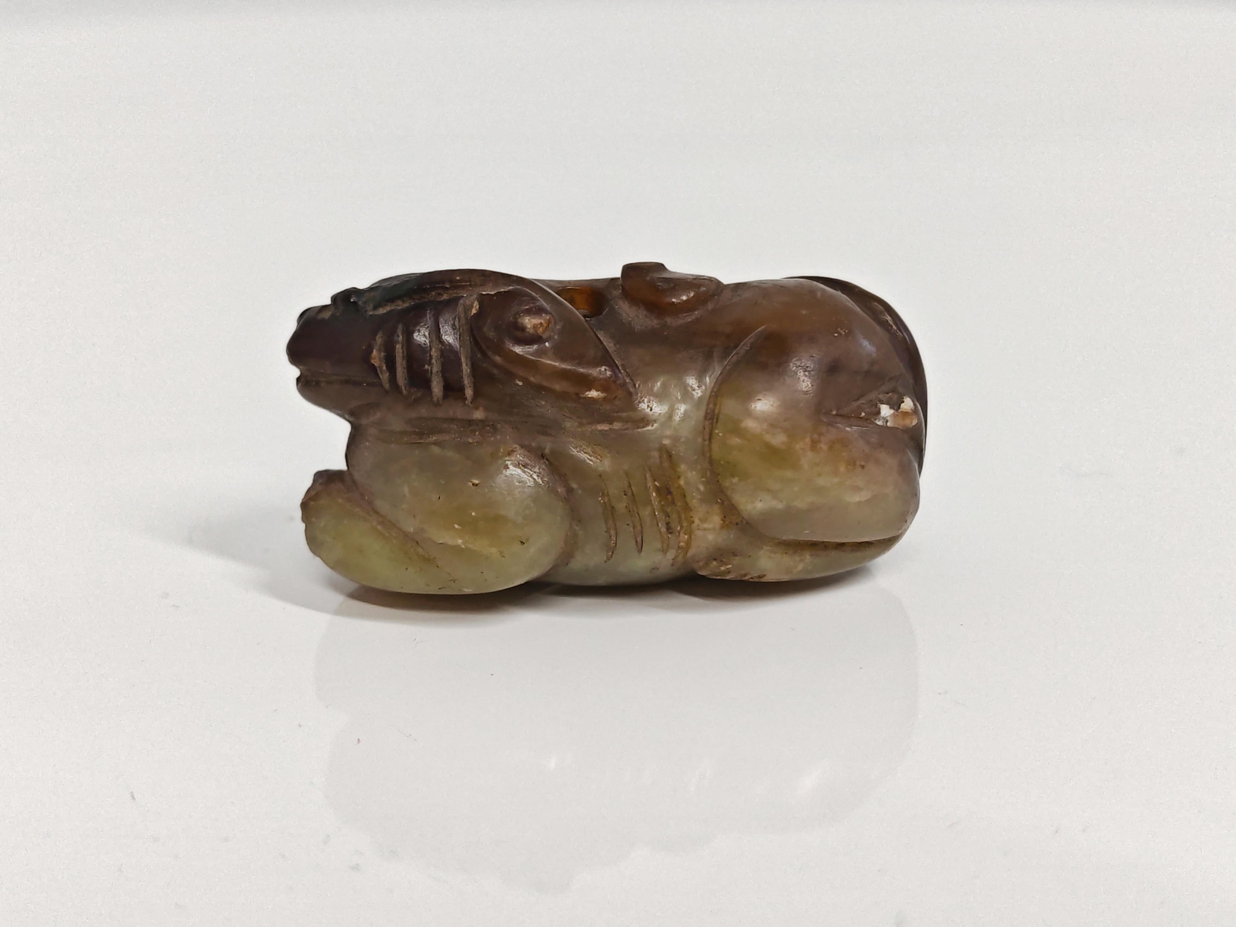 Exportation chinoise Jade ancien sculpté à la main, Chine 17ème siècle en vente