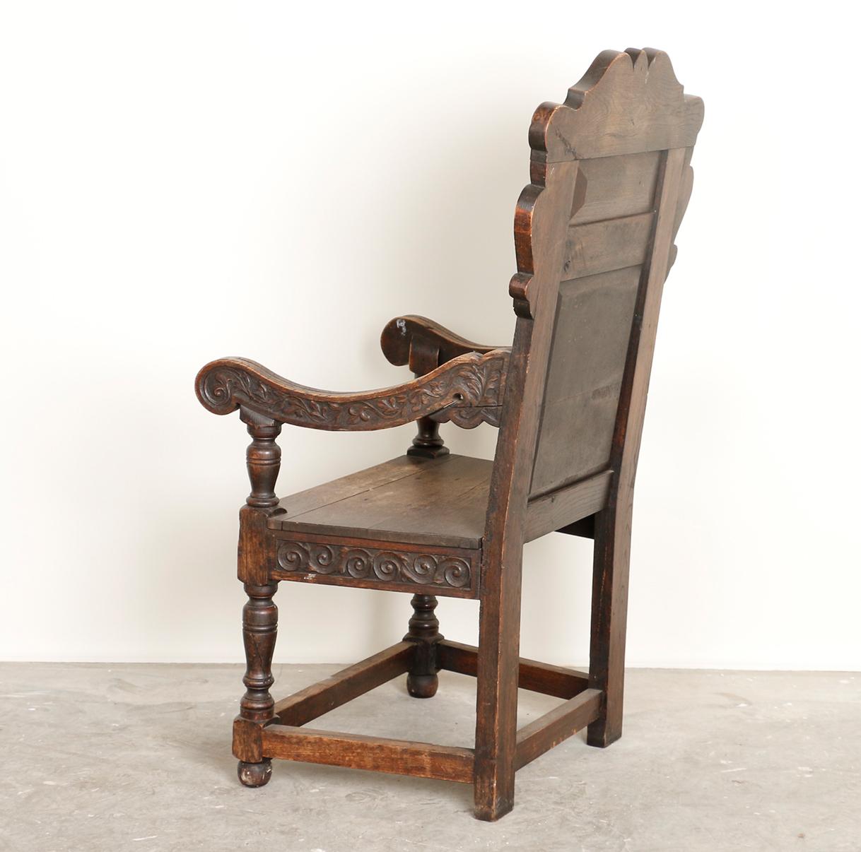 antique hand carved wood chairs