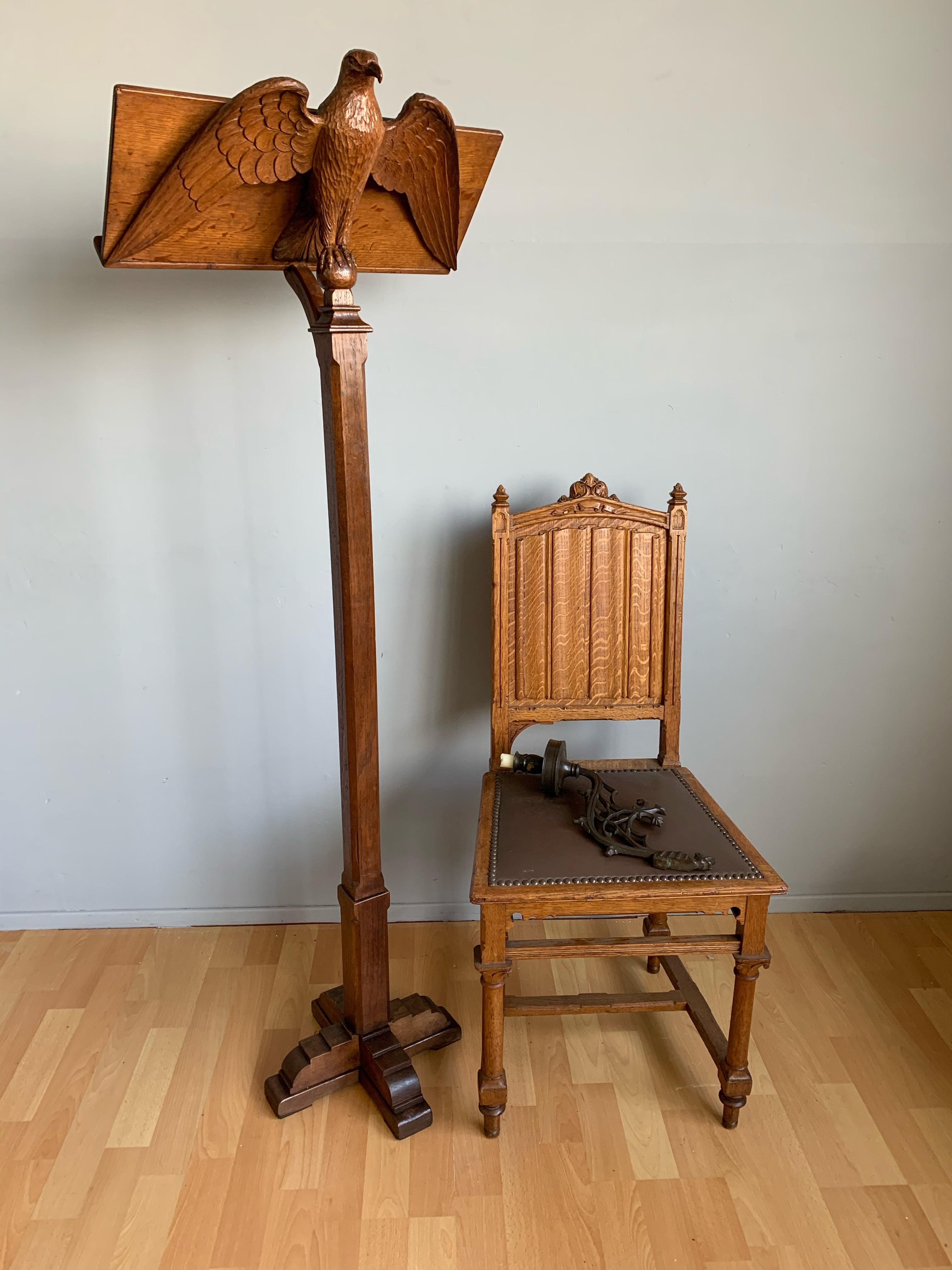Stylish and meaningful, Christian church relic referring to Saint John. 

For the collectors of rare and stylish church antiques we are also offering this remarkable bible stand. Even if you would not use this rare antique as a book or bible stand