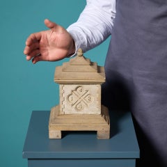 Antique Hand Carved Stone Sarcophagus