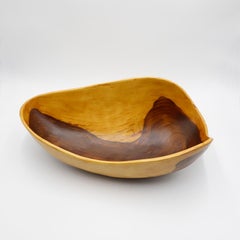 Antique Hand-Carved Tropical Wood Bowl