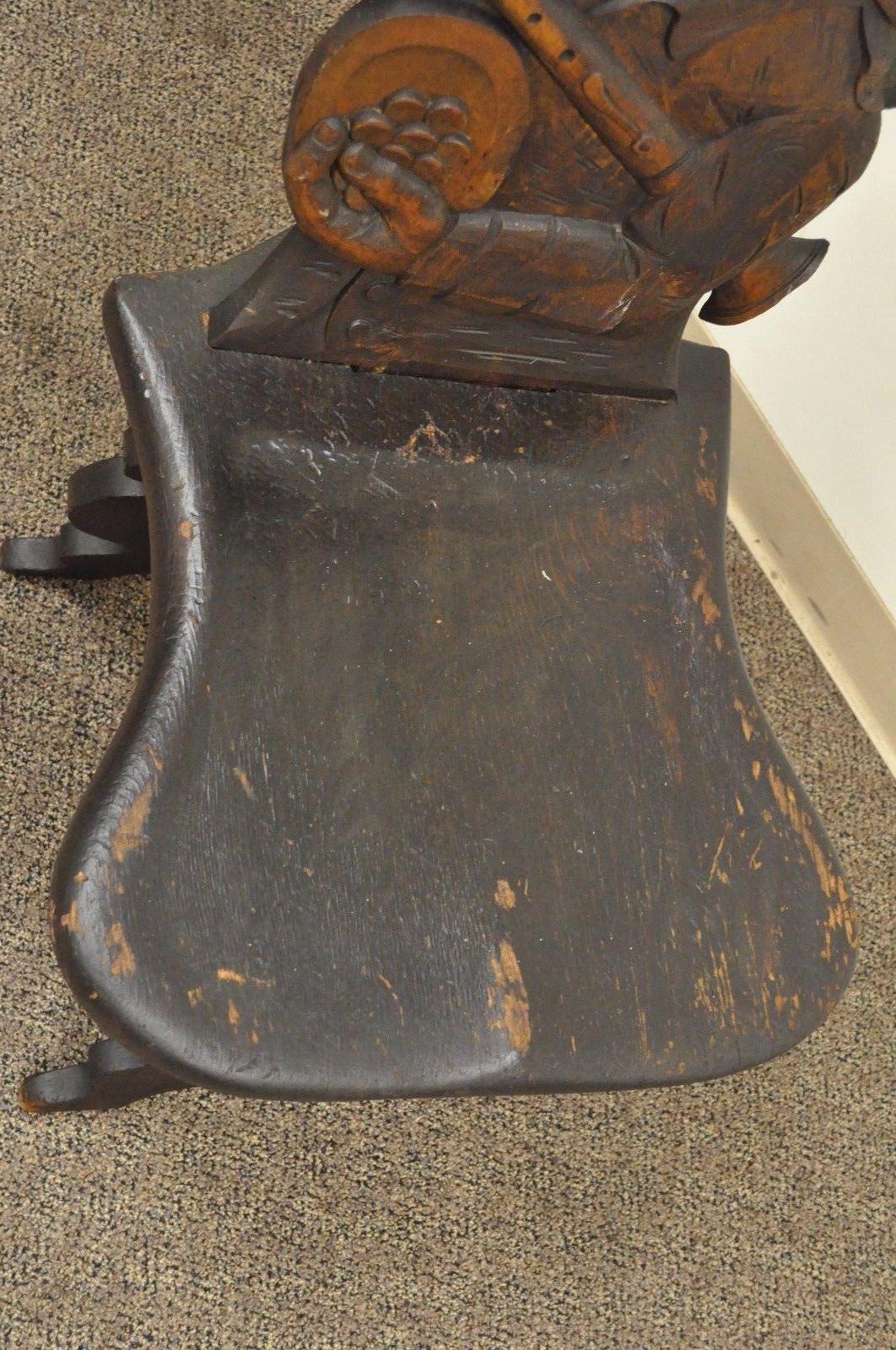 antique hand carved wood chairs