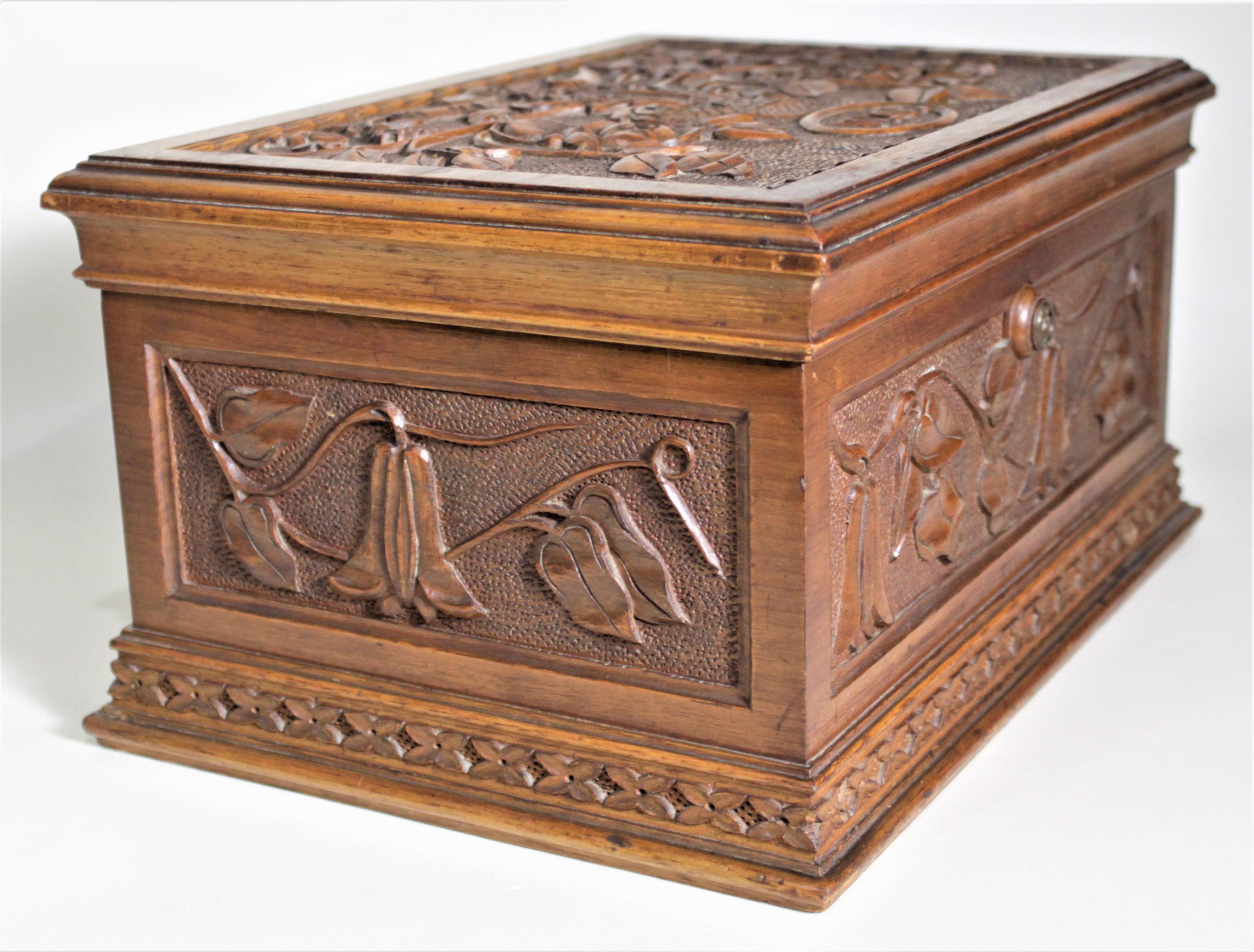 ornate wooden box