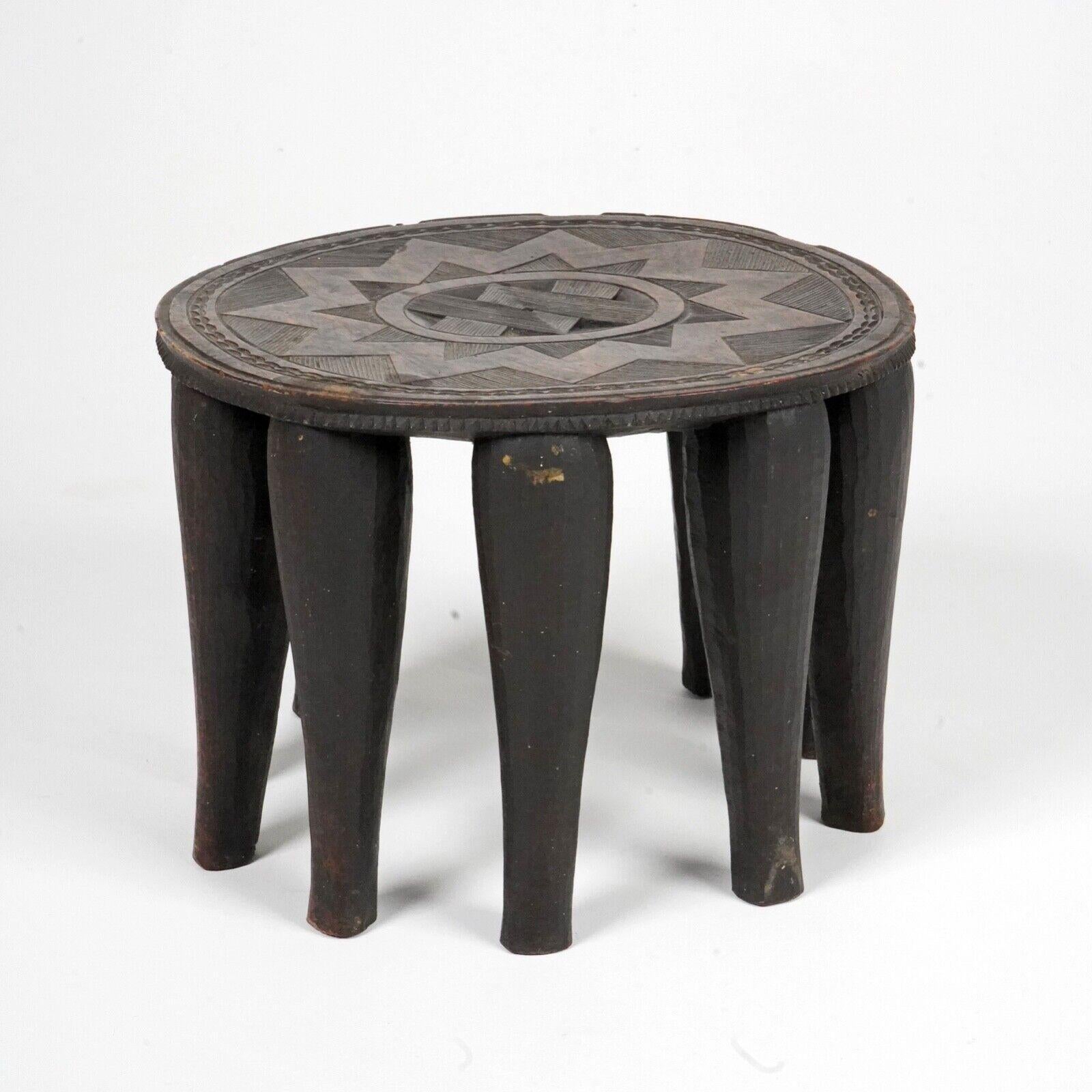 Antique Hand Carved Wooden 