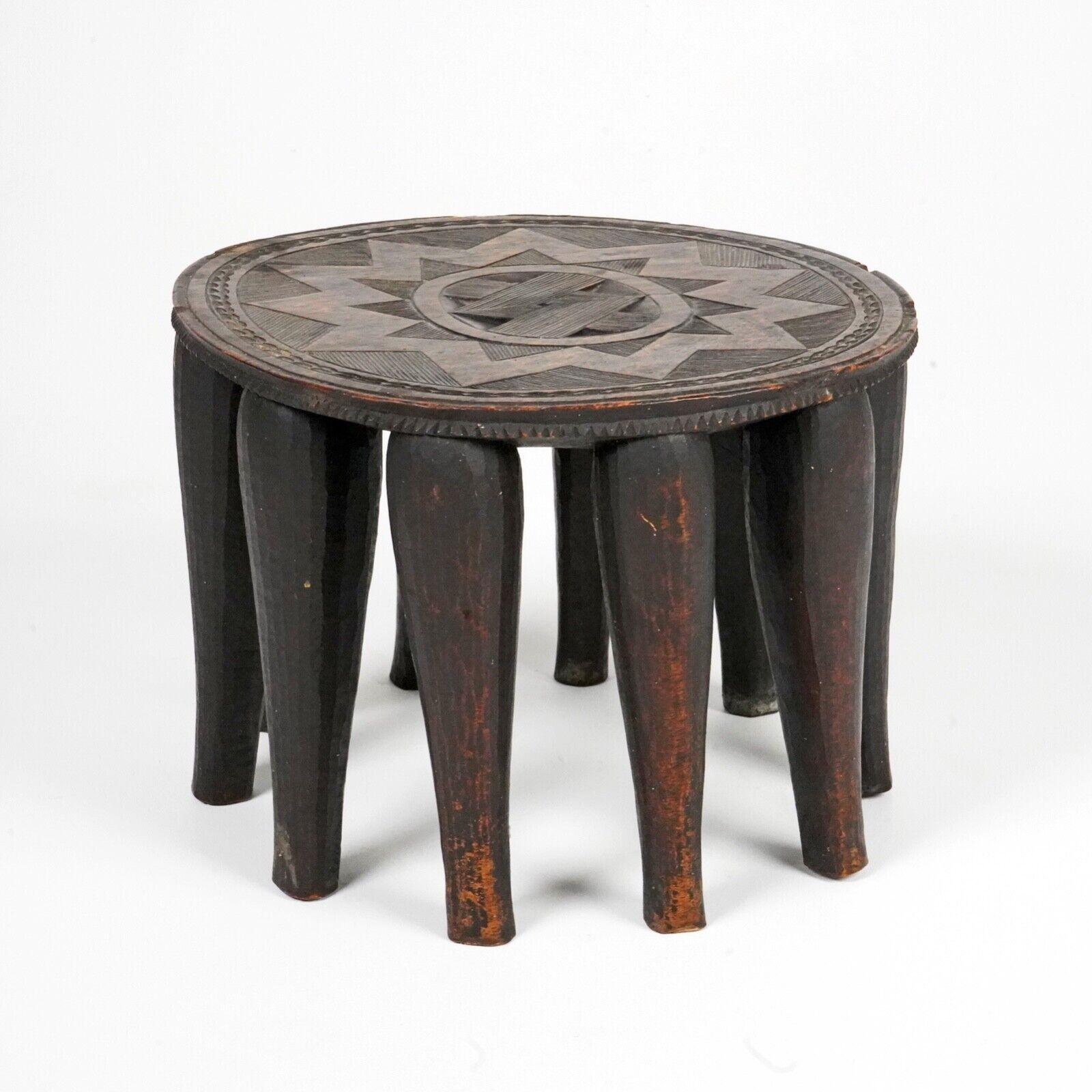 Antique Hand Carved Wooden 