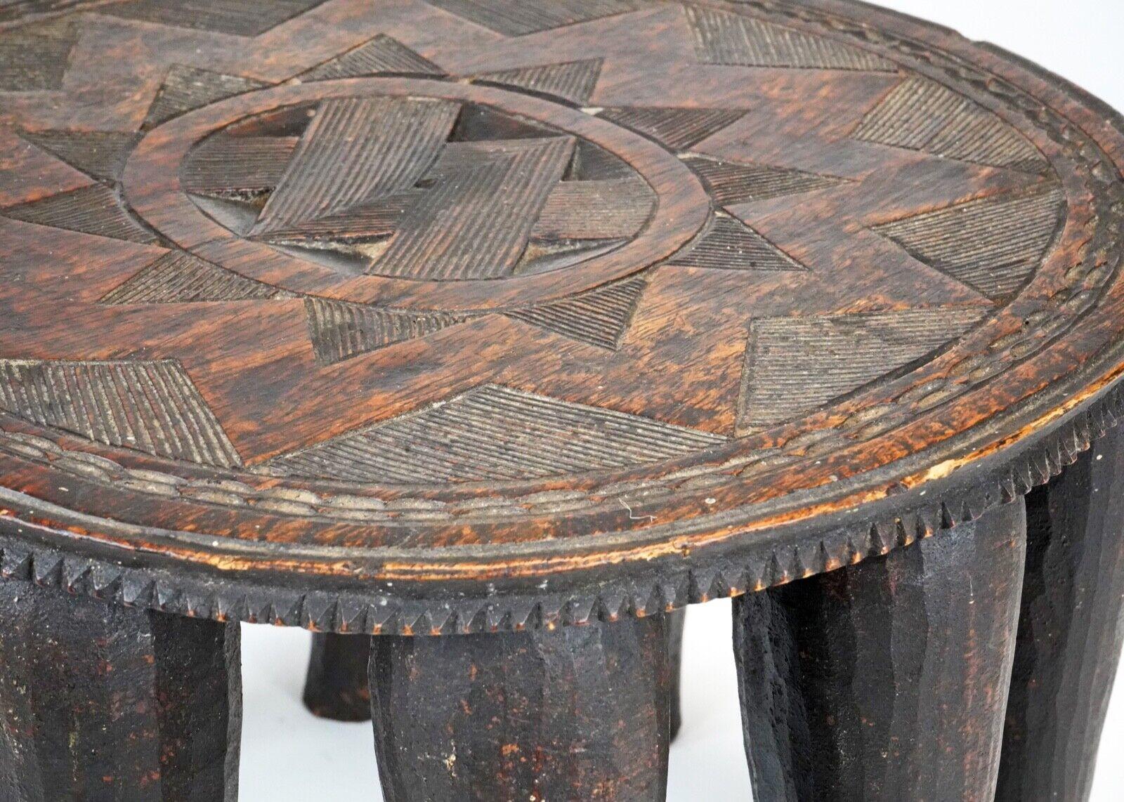 Antique Hand Carved Wooden 