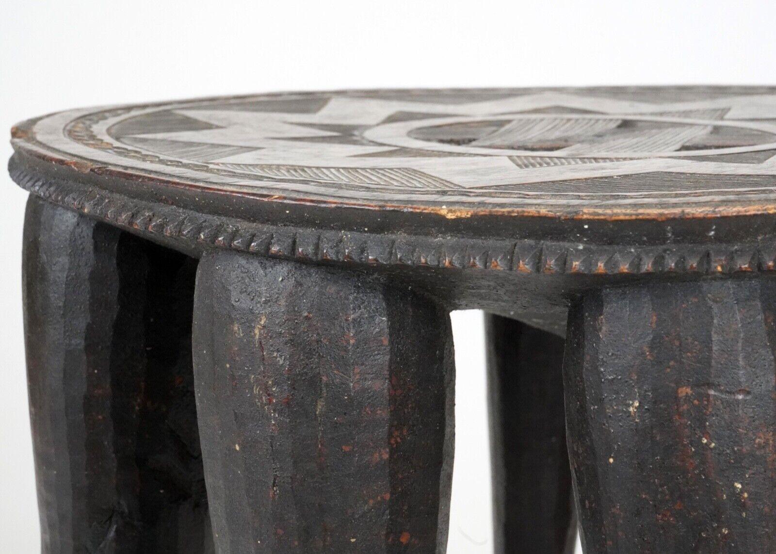 20th Century Antique Hand Carved Wooden 