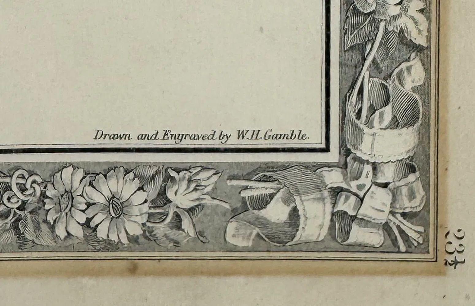 Antike, handkolorierte Karte von Washington, D.C., handkoloriert, 19. (amerikanisch) im Angebot