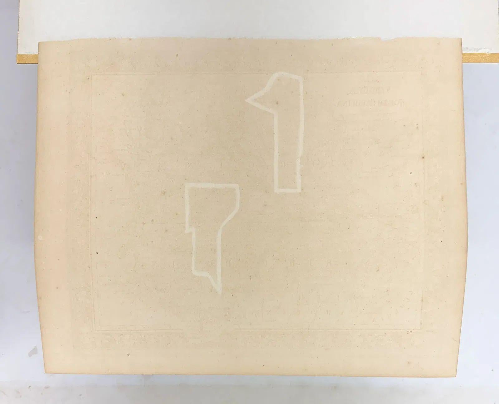 Antike, handkolorierte Karte von Washington, D.C., handkoloriert, 19. (Handbemalt) im Angebot