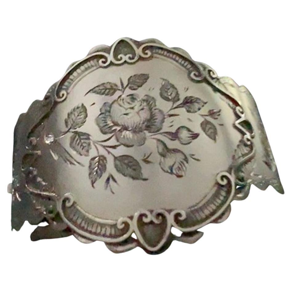 Bracelet Bangle En Argent Sterling 925 Avec Nœud Trinitaire Triquetra