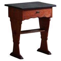 Antique Hand-Crafted Swedish 19th Century Gustavian Style Pine Desk / Table