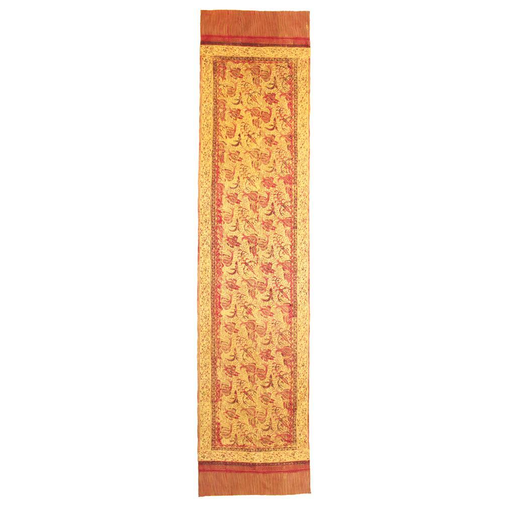 XX secolo Antico Batik di cotone tinto a mano Slendang (Selendang), Giava in vendita