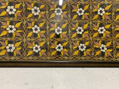 Antique Hand Embroidered Textile from India Framed