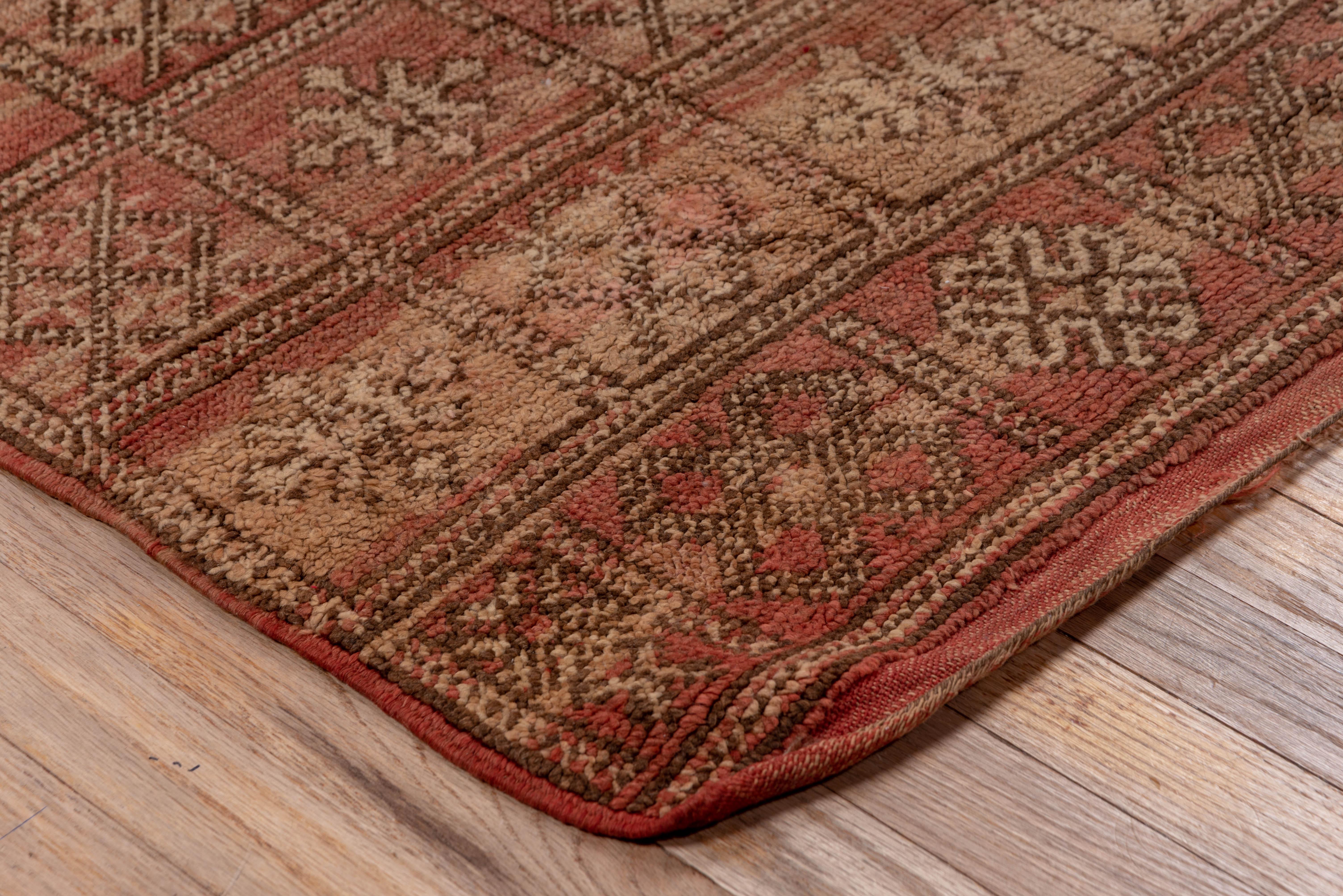 Antique Hand-Knotted Anatolian Rug Repeating Star Motif For Sale 2