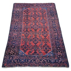 Antique Hand-Knotted Baluch Woolen Rug // Made in the end of 19th century