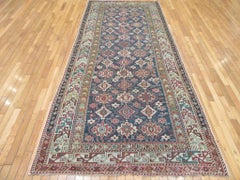 Antique Hand Knotted Gallery Size Caucasian Rug
