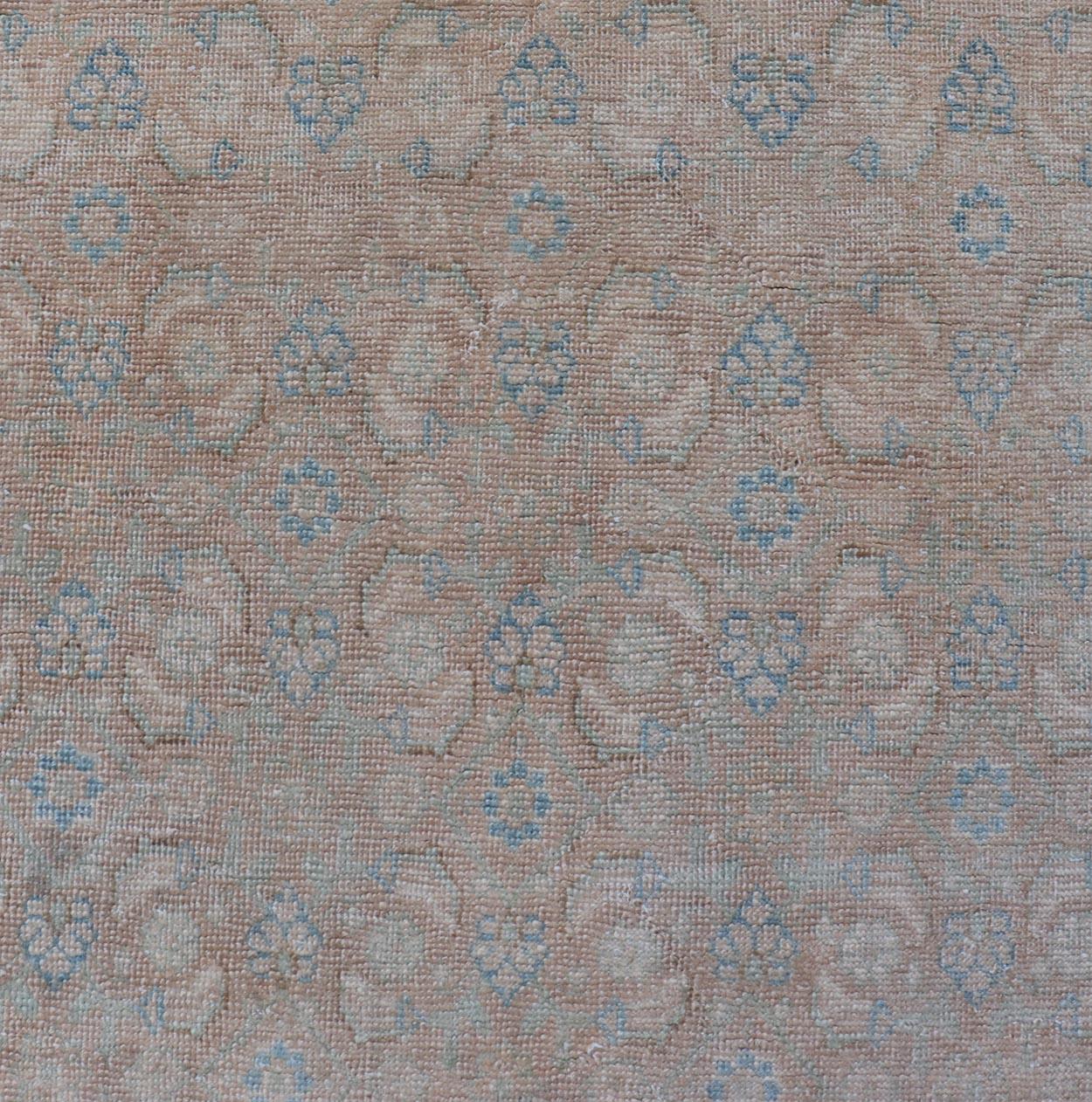Antique Hand Knotted Persian Malayer Long Runner with Sub Geometric Motifs For Sale 2