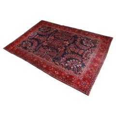 Antique Hand Knotted Persian Sarouk Mohajeran Room Size Rug, circa 1920s