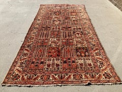 Antique Hand-Knotted Wool Rug from Turkey, Bohemian Design, Circa 1940