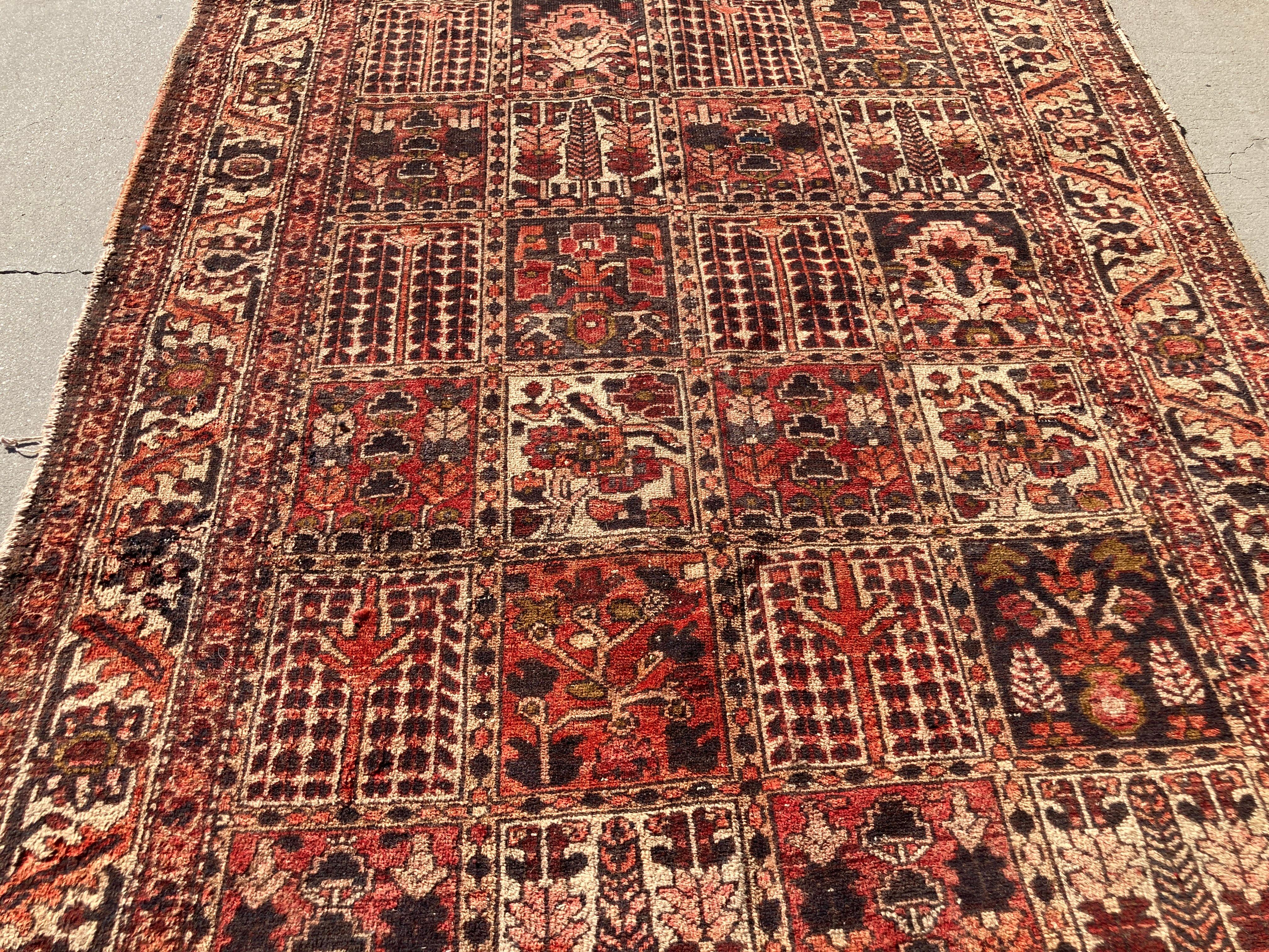 Turkish Antique Hand-Knotted Rug from Turkey For Sale