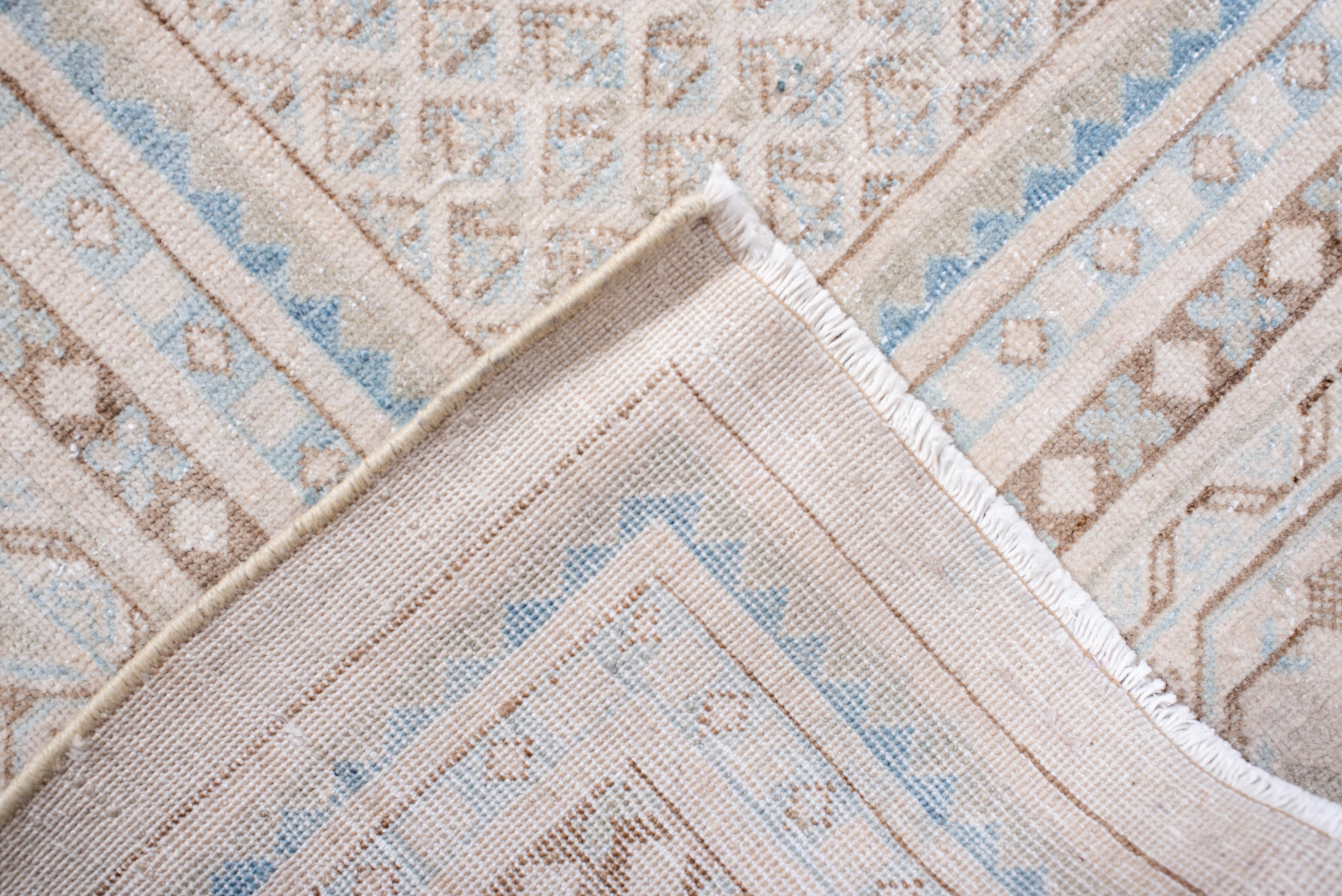 20th Century Antique Hand-Knotted Saraband Rug – Subtle Geometric Elegance For Sale