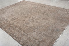 Antiker handgeknüpfter Tabriz-Teppich - Persisches Medaillon-Design