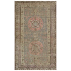 Tappeto Khotan antico in lana annodato a mano