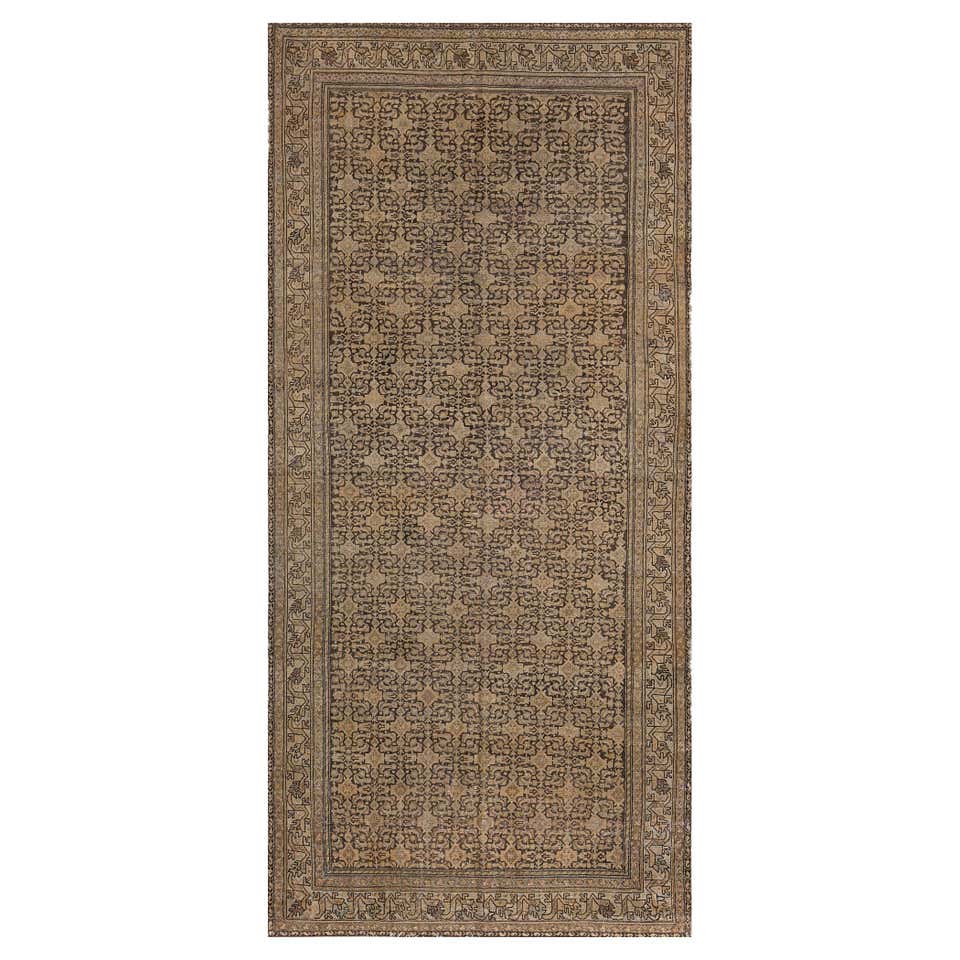 Hand Knotted Rug Texture Hand-Knotted Antique Circa-1900 Floral Persian Malayer Rug For Sale at ...