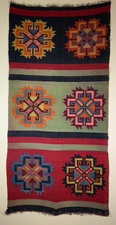 Antique Hand Loom Wall Hanging or Throw