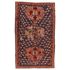 Antique Hand Made Daghestan Russain Rug