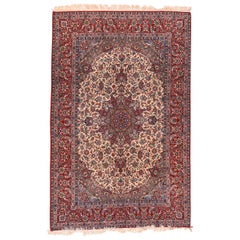 Fine Vintage Persian Isfahan 6'7" x 9'10"