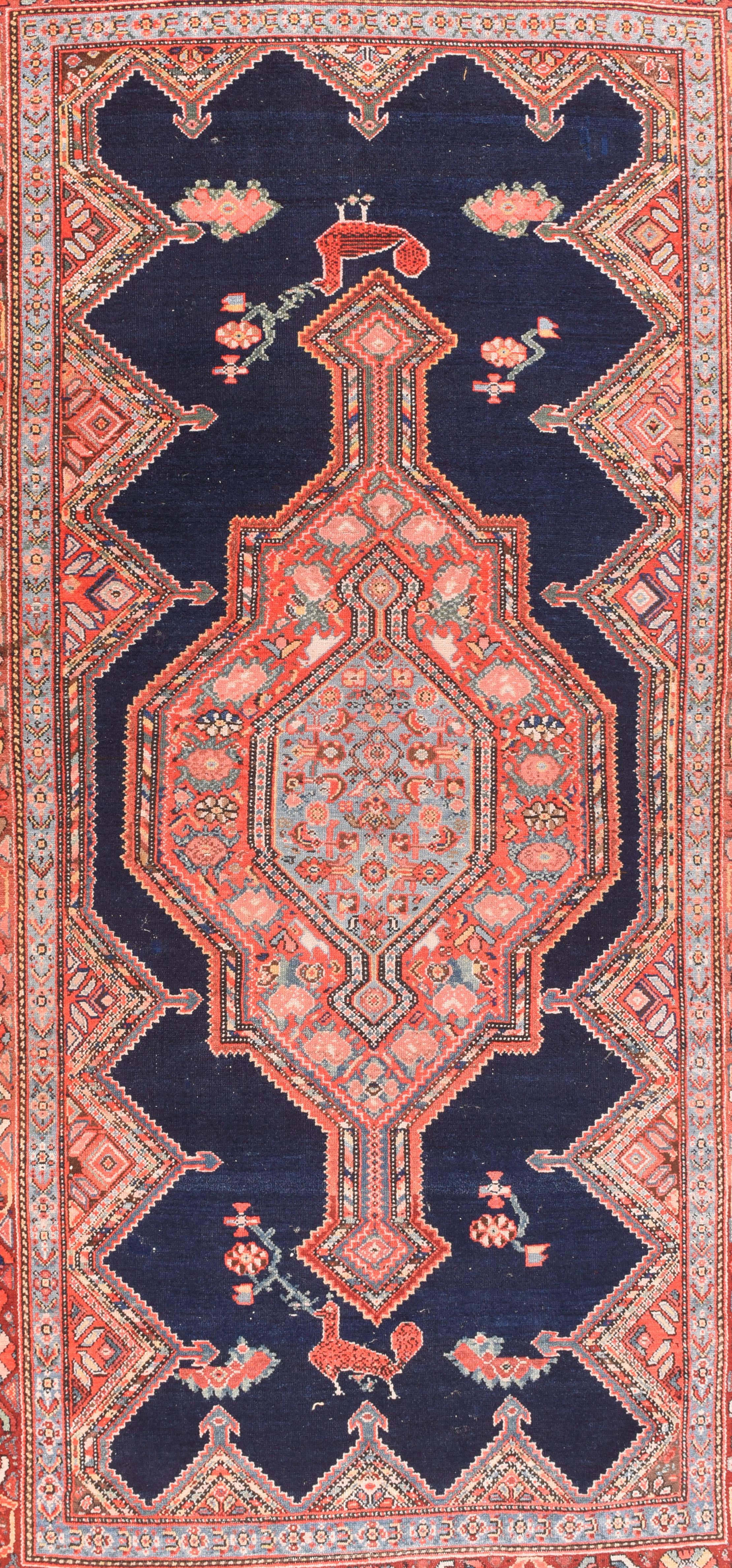 Antique Persian Malayer Long Rug
 