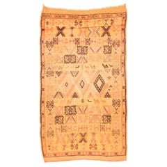 Marakesh Morrocan-Teppich im Vintage-Stil 4'10'' x 8'9''