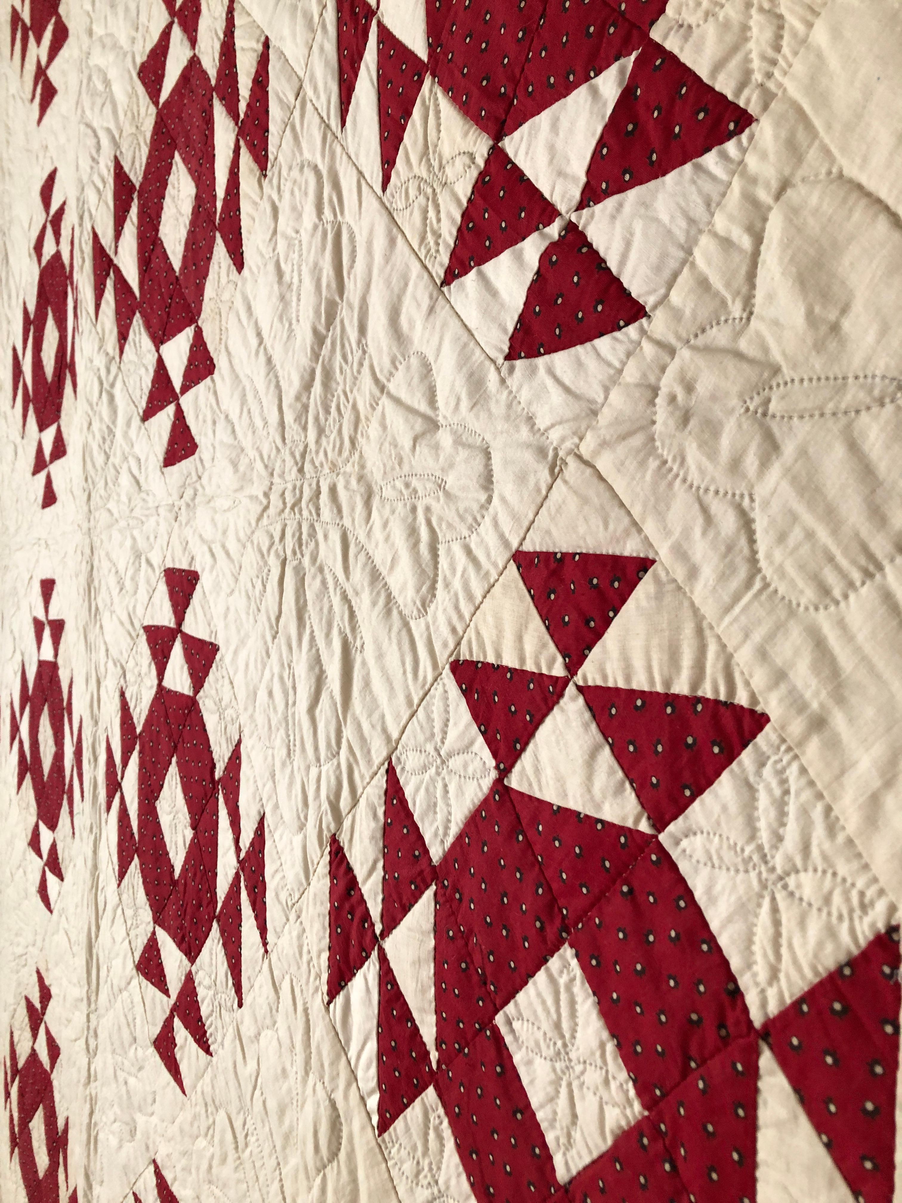 American Antique Handmade Patchwork 
