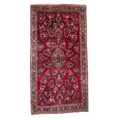 Tapis persan antique de Sarouk fait à la main
