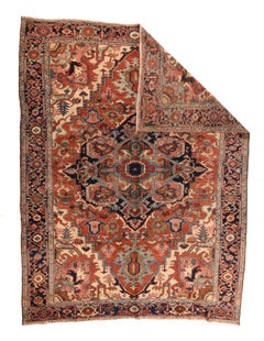 Antique Persian Heriz Area Rug