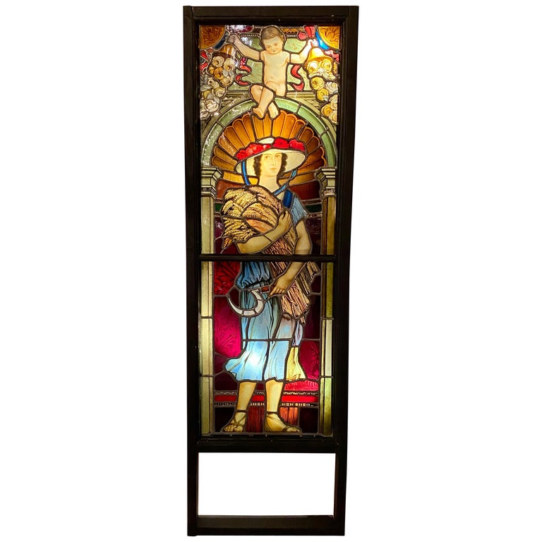Stain Glass Window Panels 18 For Sale On 1stdibs Stained Glass Window Panels For Sale Framed Stained Glass Window Panels Glass Panels For Sale