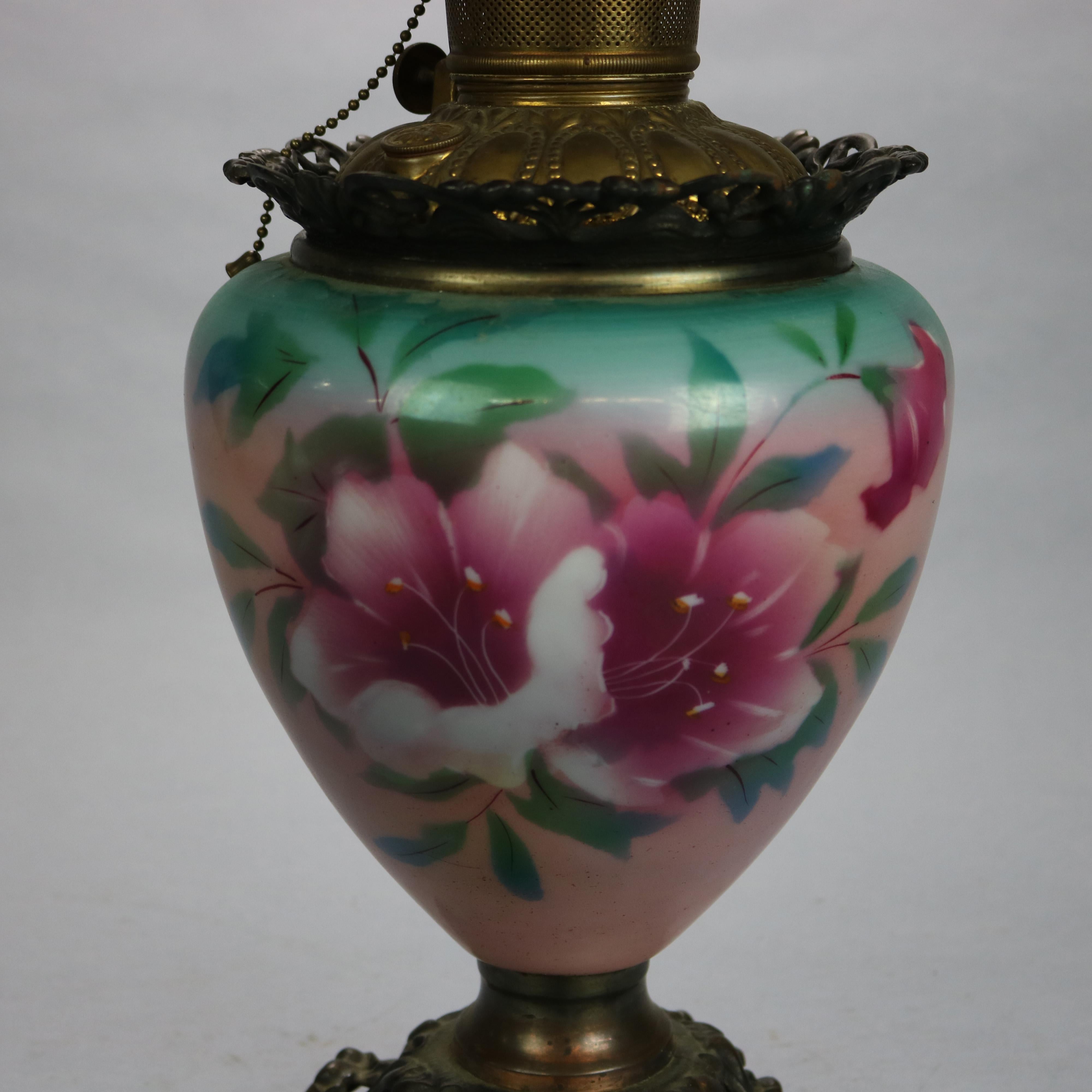 vintage double globe lamp value