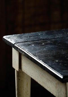 Antique Hand-Painted French Farmhouse Table