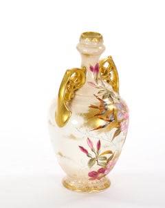 Antique hand Painted / Gilt Decorated German Decorative Piece