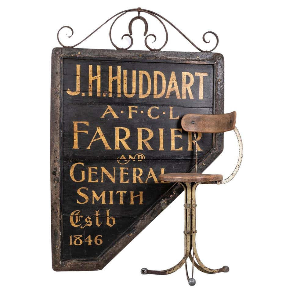 Old Hand Sign Antique and Vintage Signs - 616 For Sale at 1stDibs | vintage signs for ...