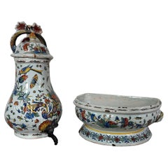 Lavabo antico dipinto a mano